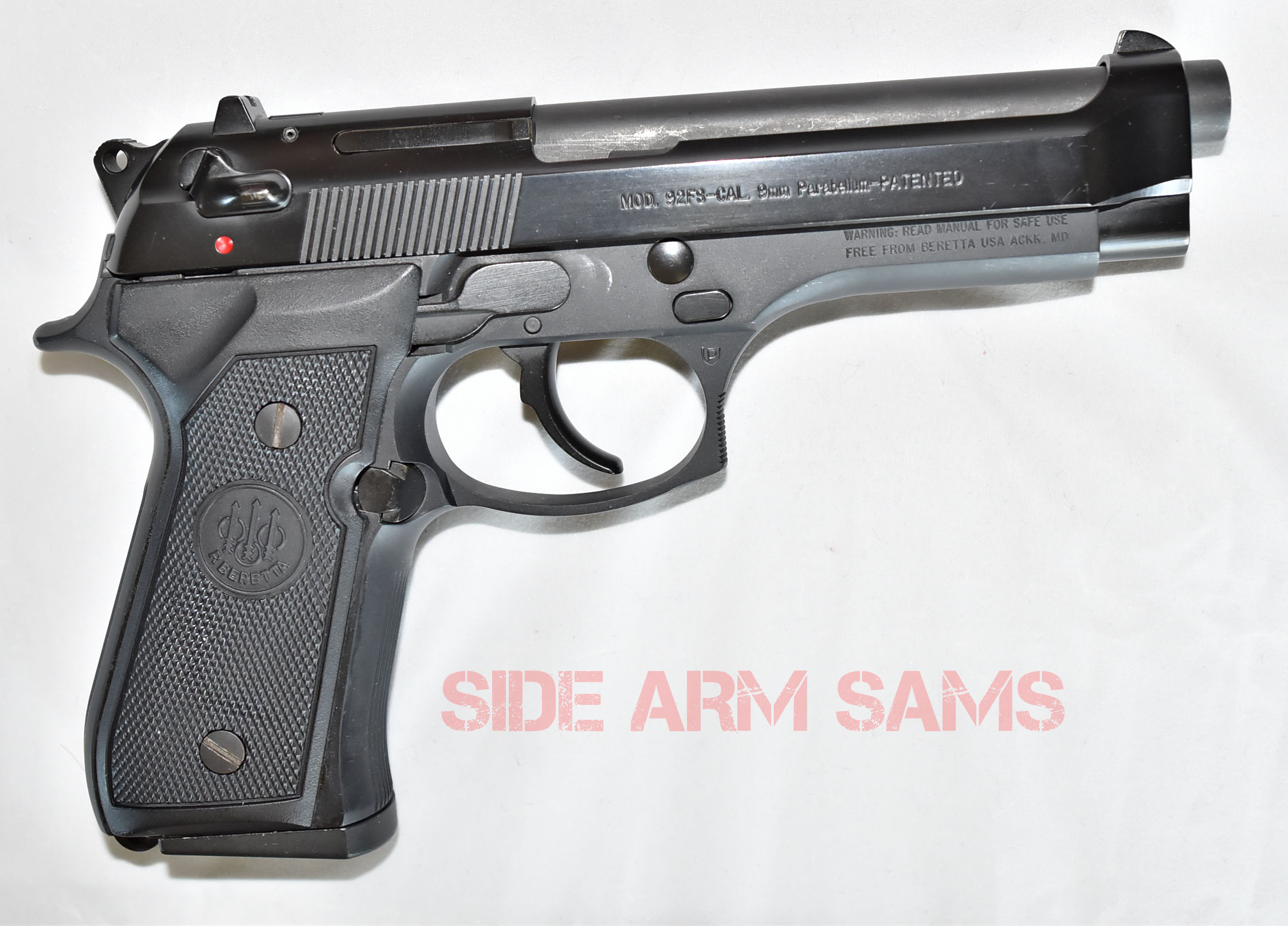 Vintage Beretta 92FS Made 1994 USA 9mm Pistol in Original Box Side