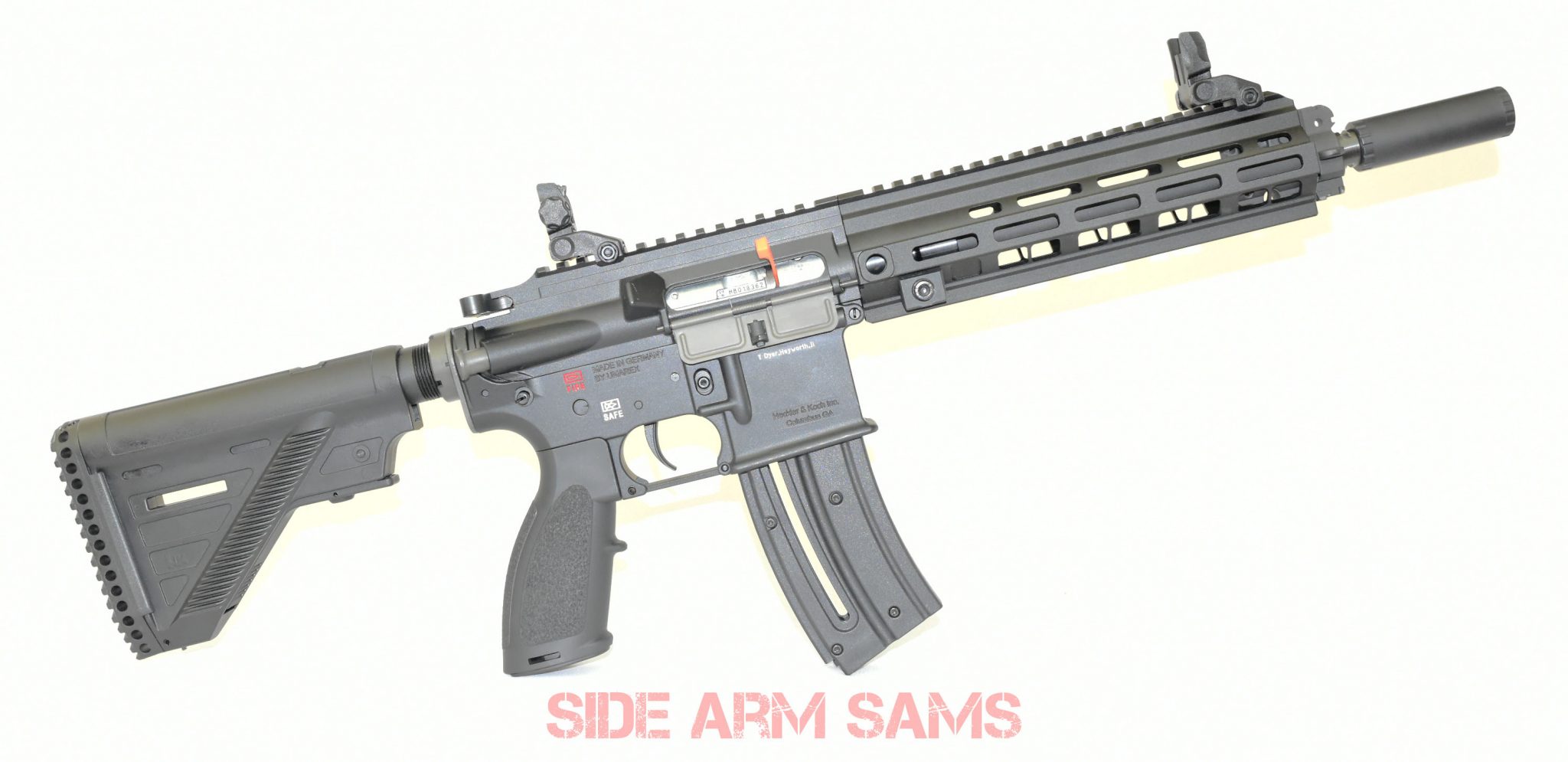 HK 416D, 22LR Short Barrel Rifle 11″& Suppressor Pkg